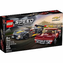 LEGO Speed Champions: Chevrolet Corvette C8.R Race Car and 1968 Chevrolet Corvette