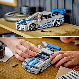 LEGO® Speed Champions 2 Fast 2 Furious Nissan Skyline GT-R (R34)