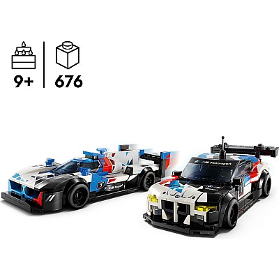 LEGO Speed Champions BMW M4 GT3 and BMW M Hybrid V8 Race Cars