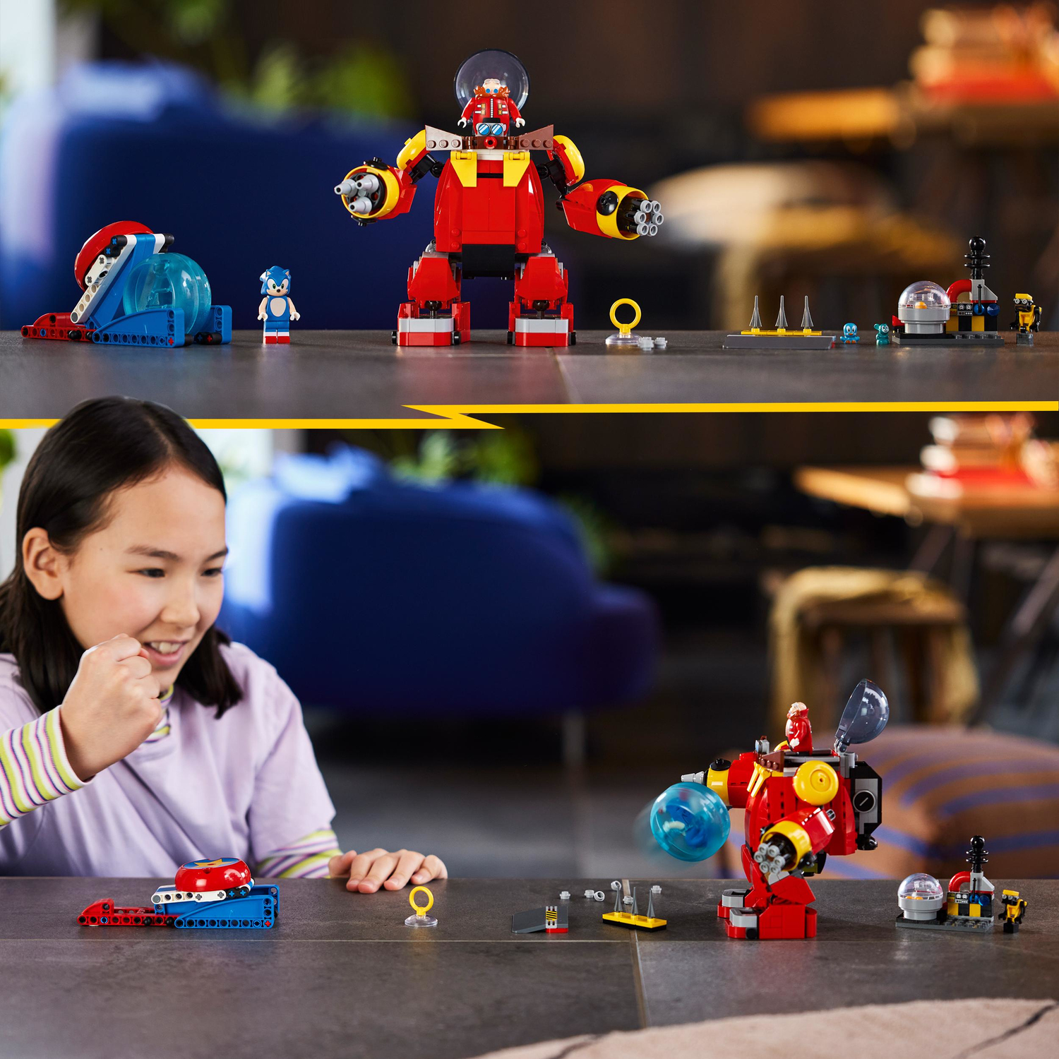LEGO Sonic the Hedgehog Sonic vs. Dr. Eggman's Death Egg Robot Toy for  Gamers 76993 6427604 - Best Buy
