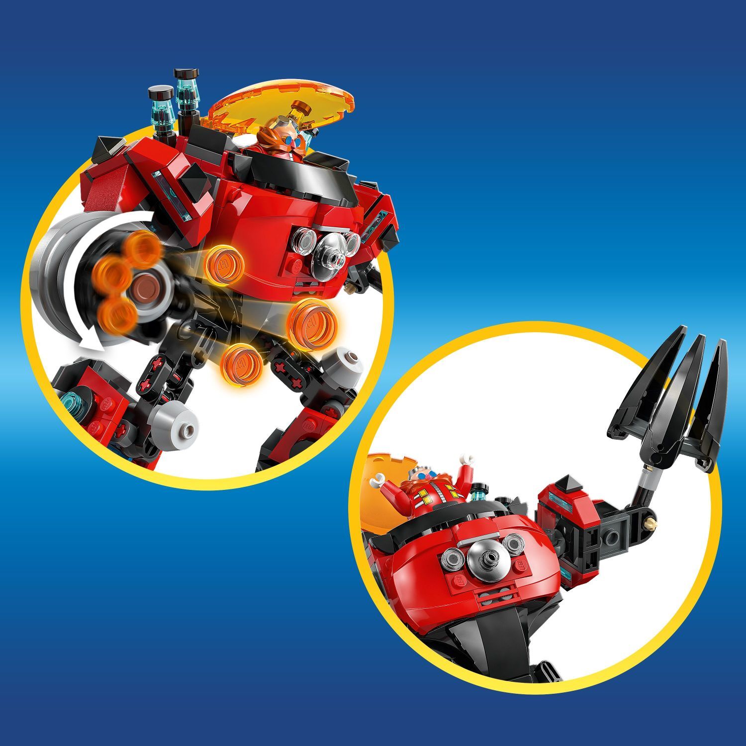 LEGO Sonic: Knuckles vs. Dr. Eggman Egg Crusher Mech