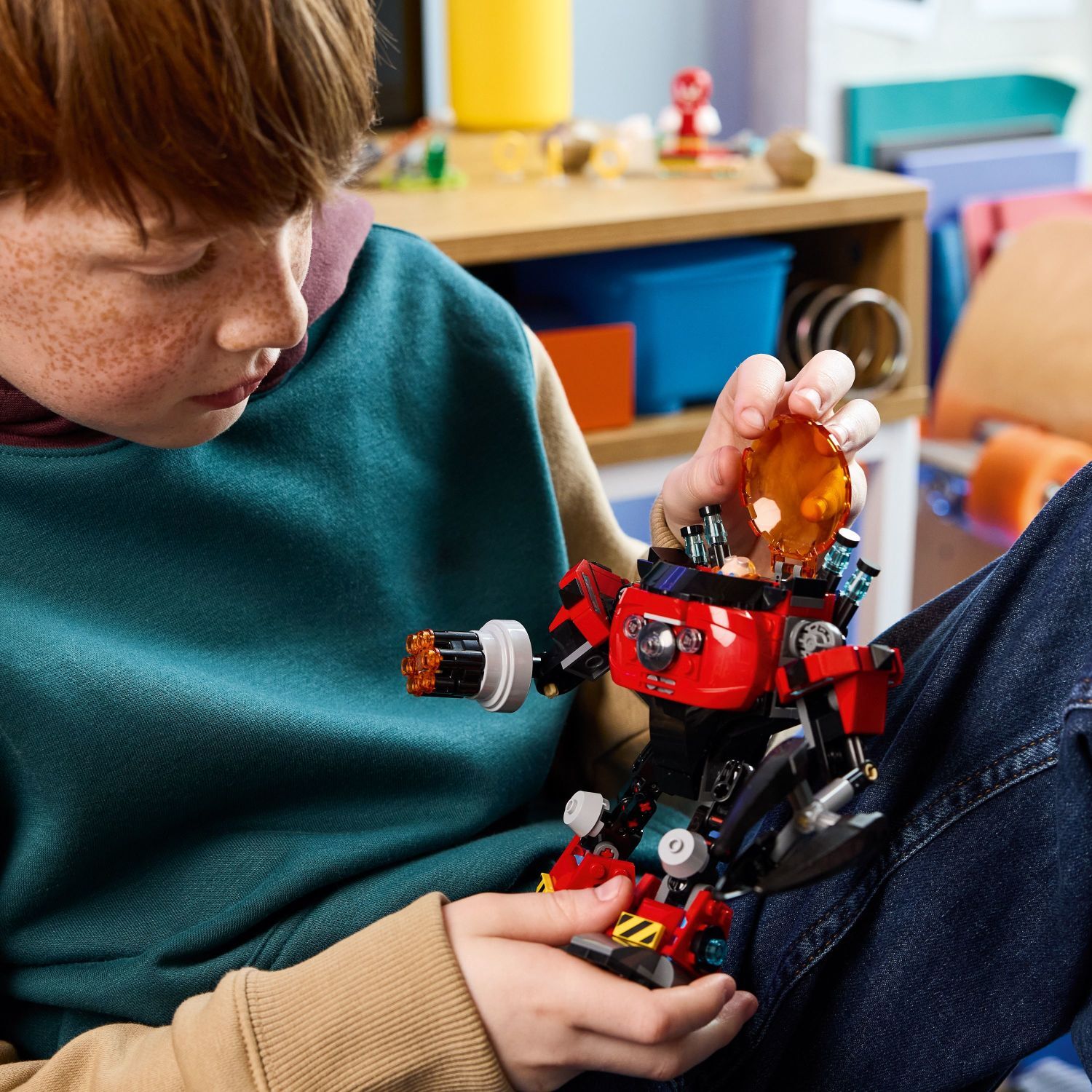 LEGO Sonic: Knuckles vs. Dr. Eggman Egg Crusher Mech