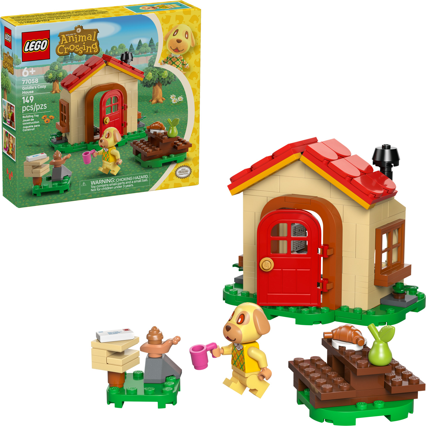 LEGO Animal Crossing: Goldie's Cozy House