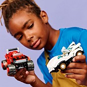 LEGO Sonic: Silver's Car vs. Knuckles' Monster Truck