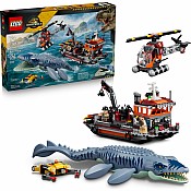 LEGO® Jurassic World Mosasaurus Dinosaur Boat Attack