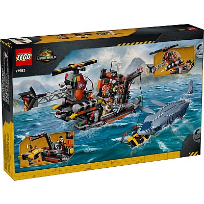LEGO® Jurassic World Mosasaurus Dinosaur Boat Attack