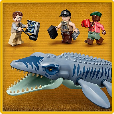LEGO® Jurassic World Mosasaurus Dinosaur Boat Attack