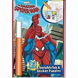 The Amazing Spider-man 2in1 Invisible Ink and Stickers Puzzle