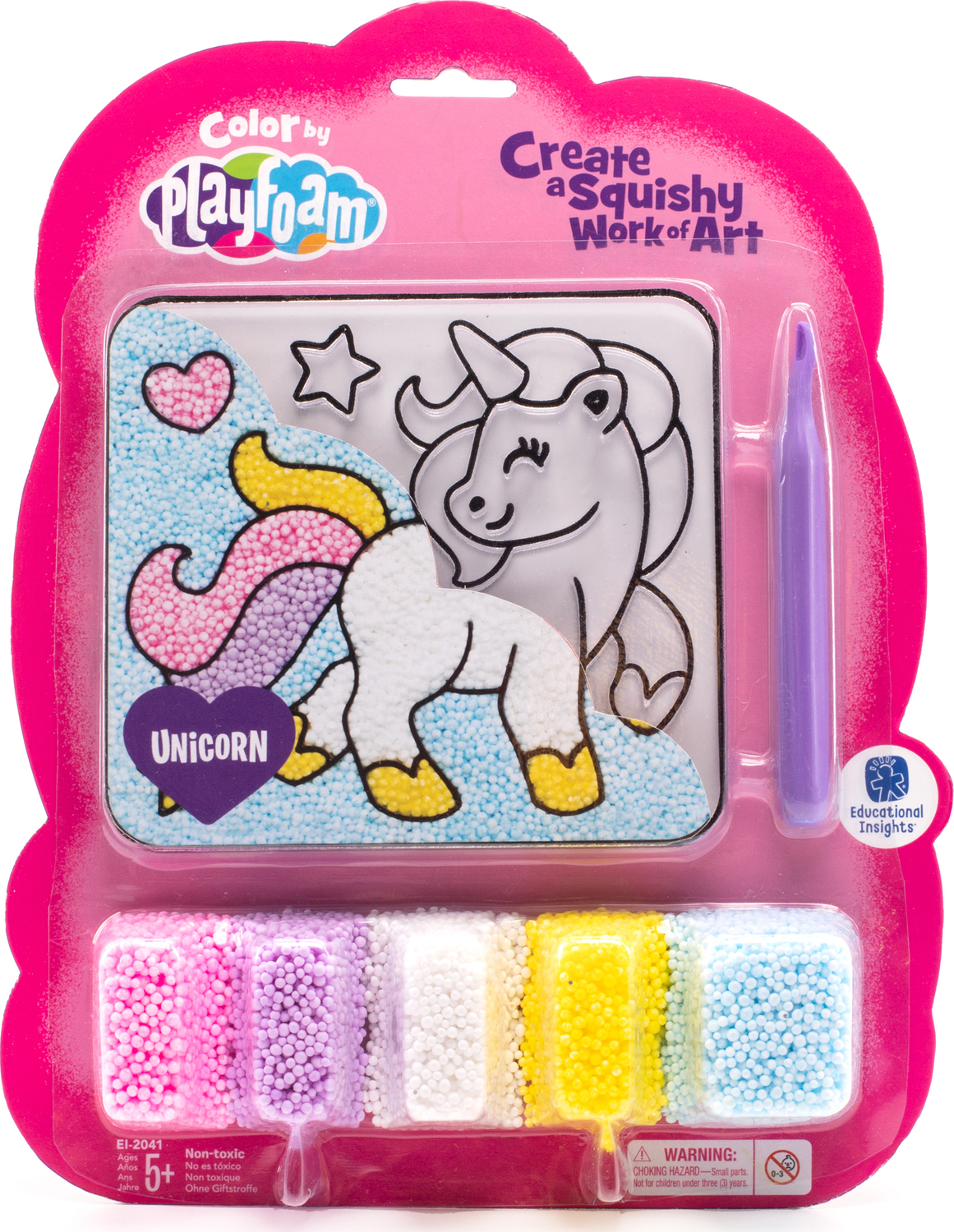 Color By Playfoam Unicorn - The Toy Box Hanover