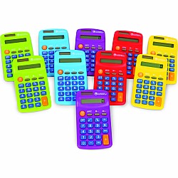 Rainbow Calculators Set of 10