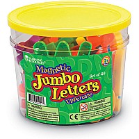 Jumbo Magnetic Uppercase Letters (40 PC