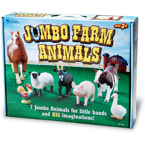 Jumbo Farm Animals from Learning Resources - School Crossing