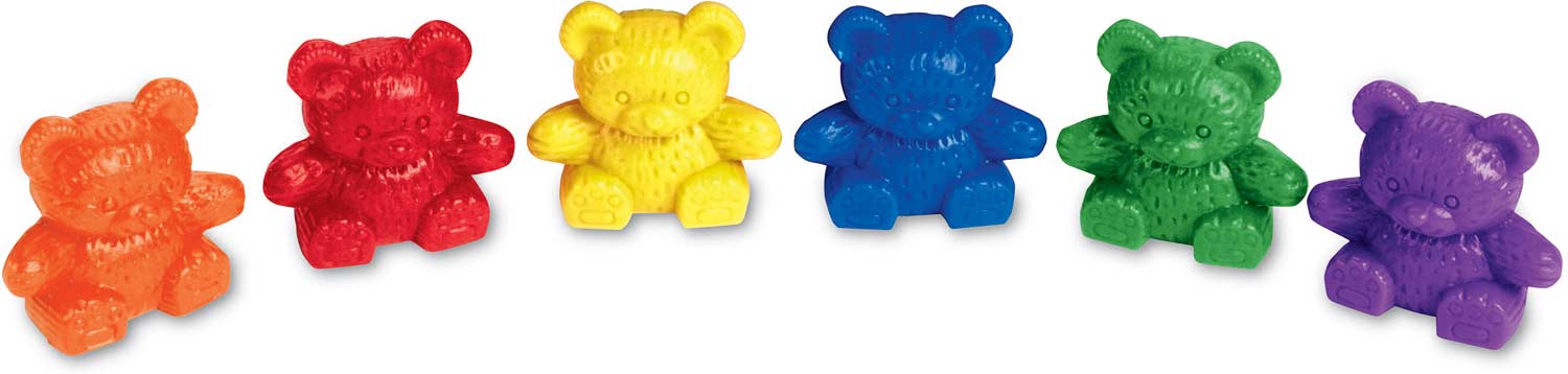 Baby Bear Counters (102 PC 6 Colors