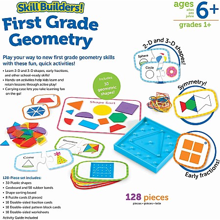 Skill Builders! First Grade Geometry Activity Set