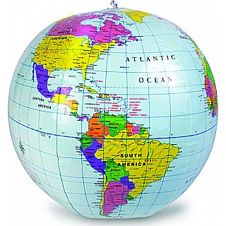 Inflatable World Globe