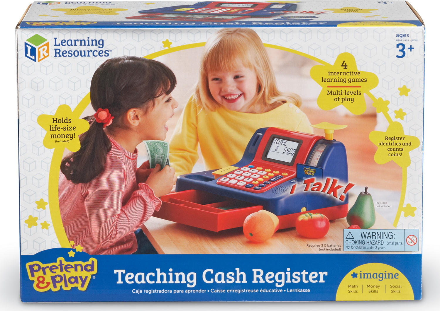 Learning Resources LER2690 Teaching Cash Register for sale online 