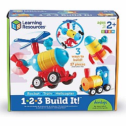 1-2-3 Build It! Train/Rocket/Helicopter