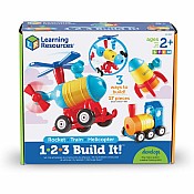 1-2-3 Build It! Rocket-Train-Helicopter