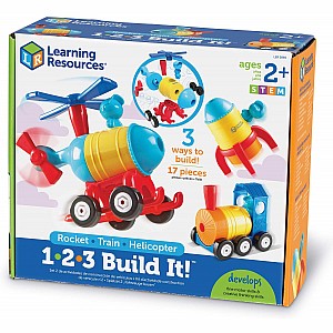 1-2-3 Build It Train/Rocket/Helicopter