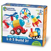 1-2-3 Build It! Rocket-Train-Helicopter