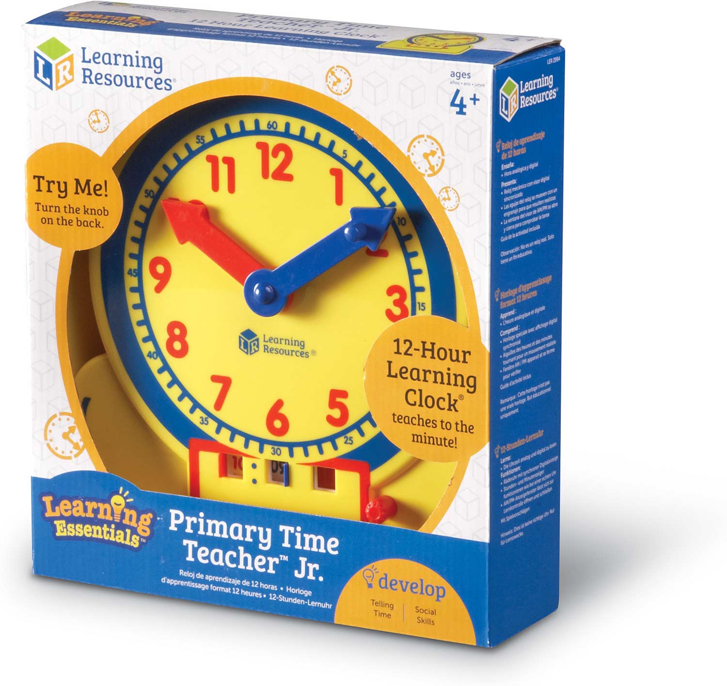 Teach the time 12 24 hour student clock Learning Resource Maths Education lskn 
