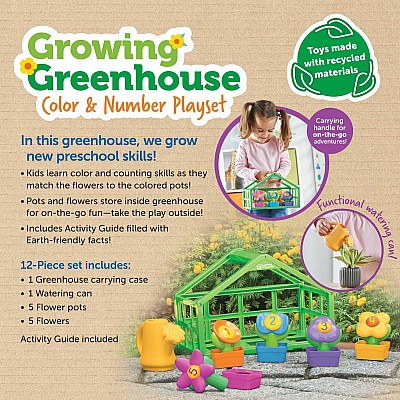 Growing Greenhouse Color and Number Playset