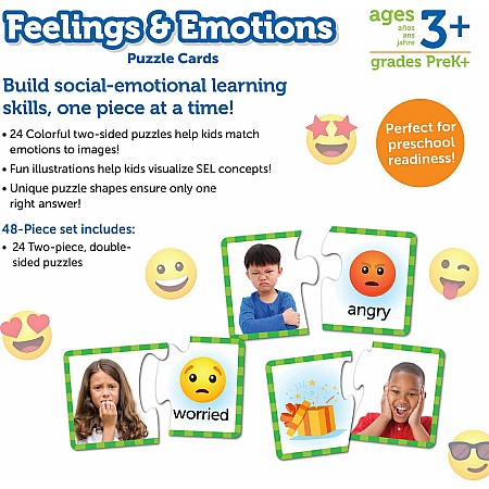 Feelings and Emotions Puzzle Cards