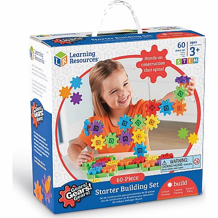 Gears! Gears! Gears! 60-Piece Starter Building Set