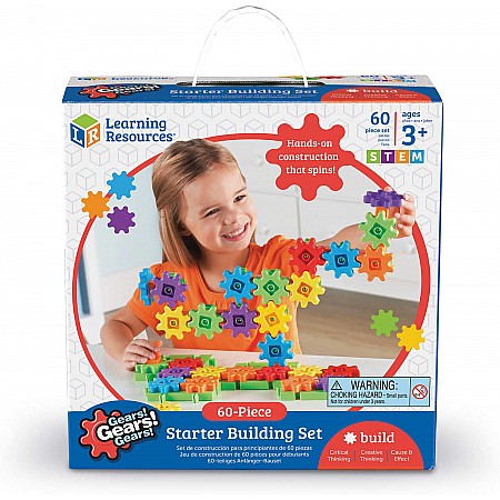 Gears! Gears! Gears! 60-Piece Starter Building Set