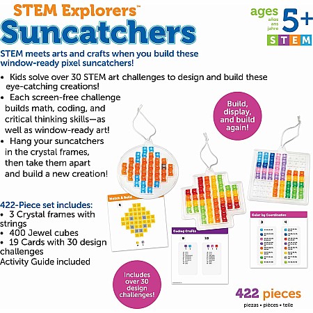 STEM Explorers Pixel Suncatchers