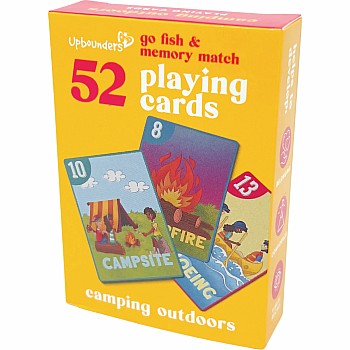 Camping Outdoors Go Fish! Playing Cards