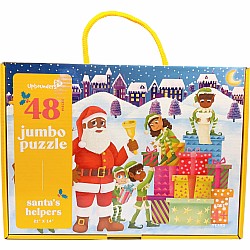 Little Likes Kids "Santa's Helper's (with Black/Brown Santa)" (48 Pc Puzzle)