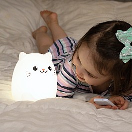 LumiPets Cat - Children's Nursery Touch Night Light