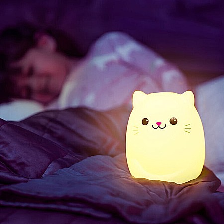 LumiPets Cat - Children's Nursery Touch Night Light