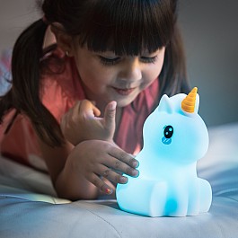 LumiPets Unicorn - Children's Nursery Touch Night Light