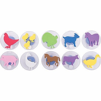 Giant Stampers - Farm Animals - Set of 10