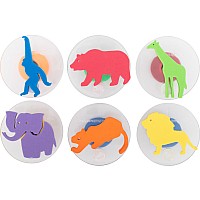 Giant Stampers - Wild Animals - Set of 6