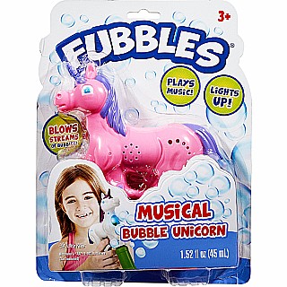 Fubbles Musical Bubble Unicorn