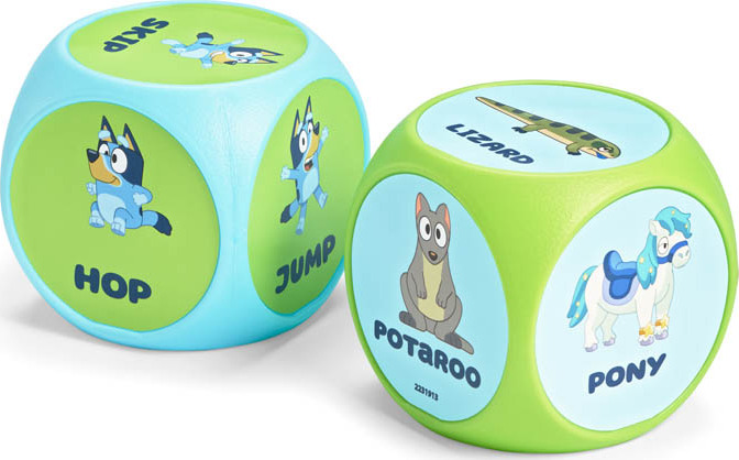 Bluey Wackadoo Workout Dice