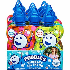 Fubbles Bubbles On The Go 18 Pieces