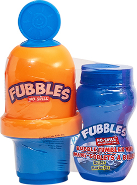 Little Kids Fubbles No-Spill Mini Bubble Tumblers, Set of 24