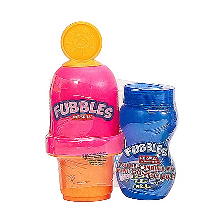 Little Kids Fubbles No-Spill Bubble Tumbler Minis Party Pack, 12-Pack 2 Fl.  Oz.