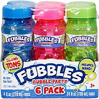 Fubbles Bubble Party 6 Pack