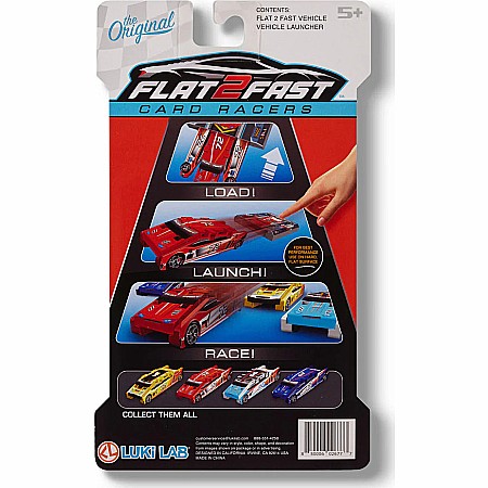 Flat 2 Fast Card Racers (assorted)