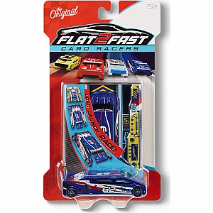 Flat 2 Fast Card Racers (Blue)