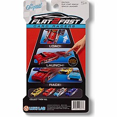 Flat 2 Fast Card Racers (Sky Blue/White)