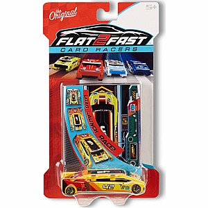 Flat 2 Fast Card Racers (Yellow)
