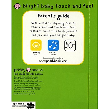 Baby Animals (Bright Baby Touch and Feel): A first sensory tactile book