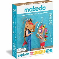 Explore Makedo Cardboard Construction Kit