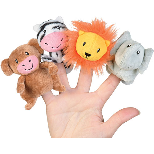 safari finger puppets